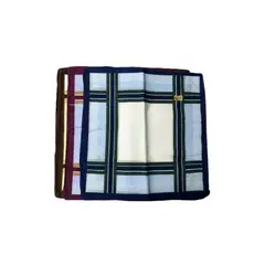 GENERICO - Pañuelos Variados Para Hombre, 100% Cuadrados 12 Und Pack