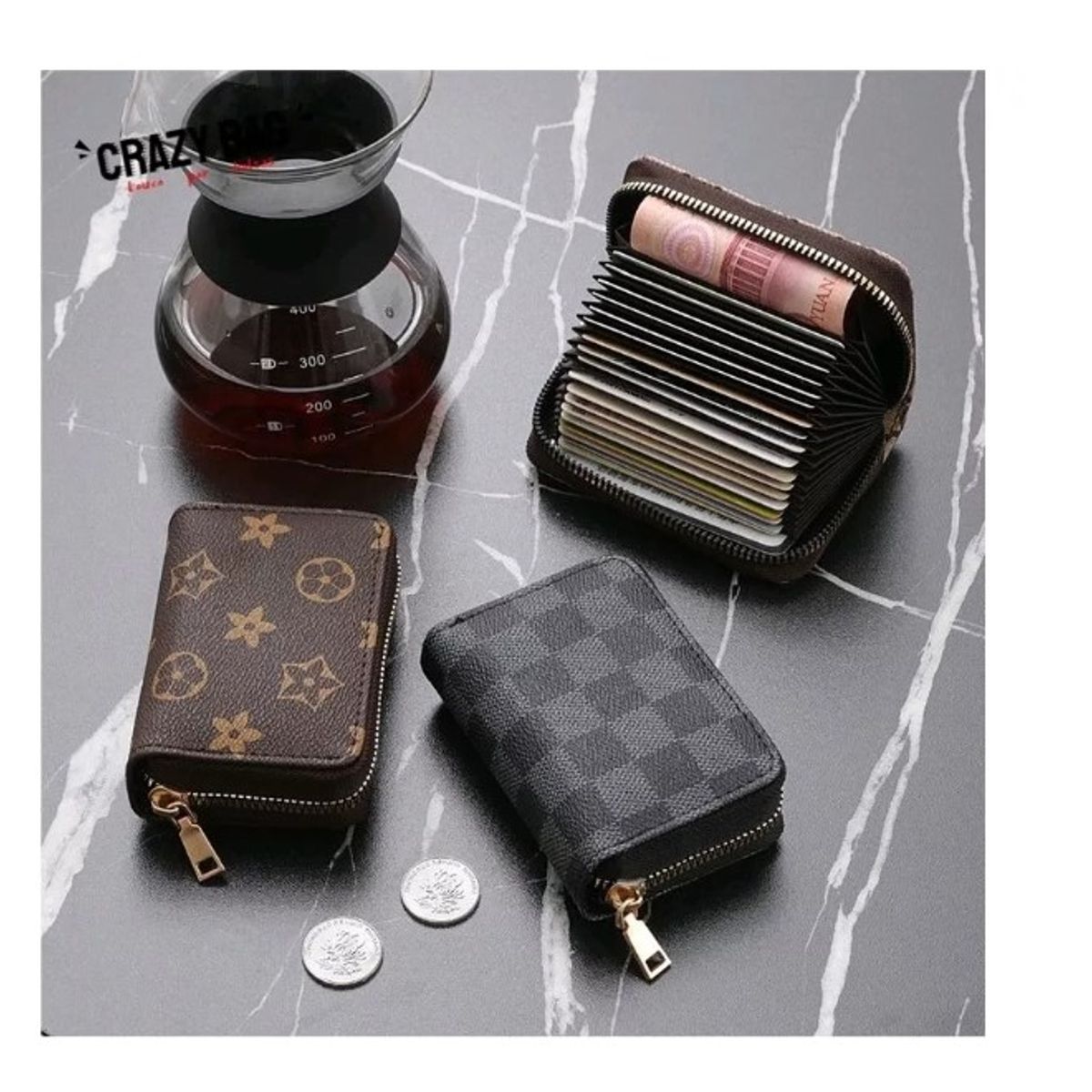 GENERICO - Mini Cartera Billetera Tarjetero