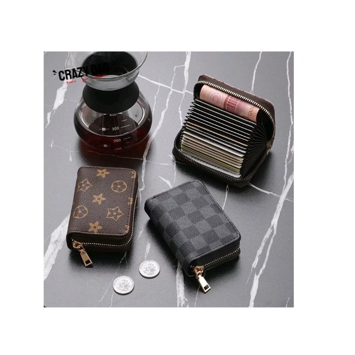 GENERICO - Mini Cartera Billetera Tarjetero