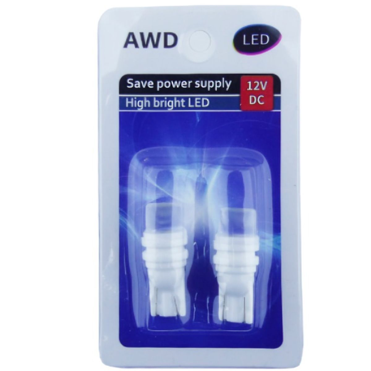 OEM - LED T-10 CERAMICA AWD LUZ AZUL 12V SET X 2 PCS PIOJITO EN BLISTER