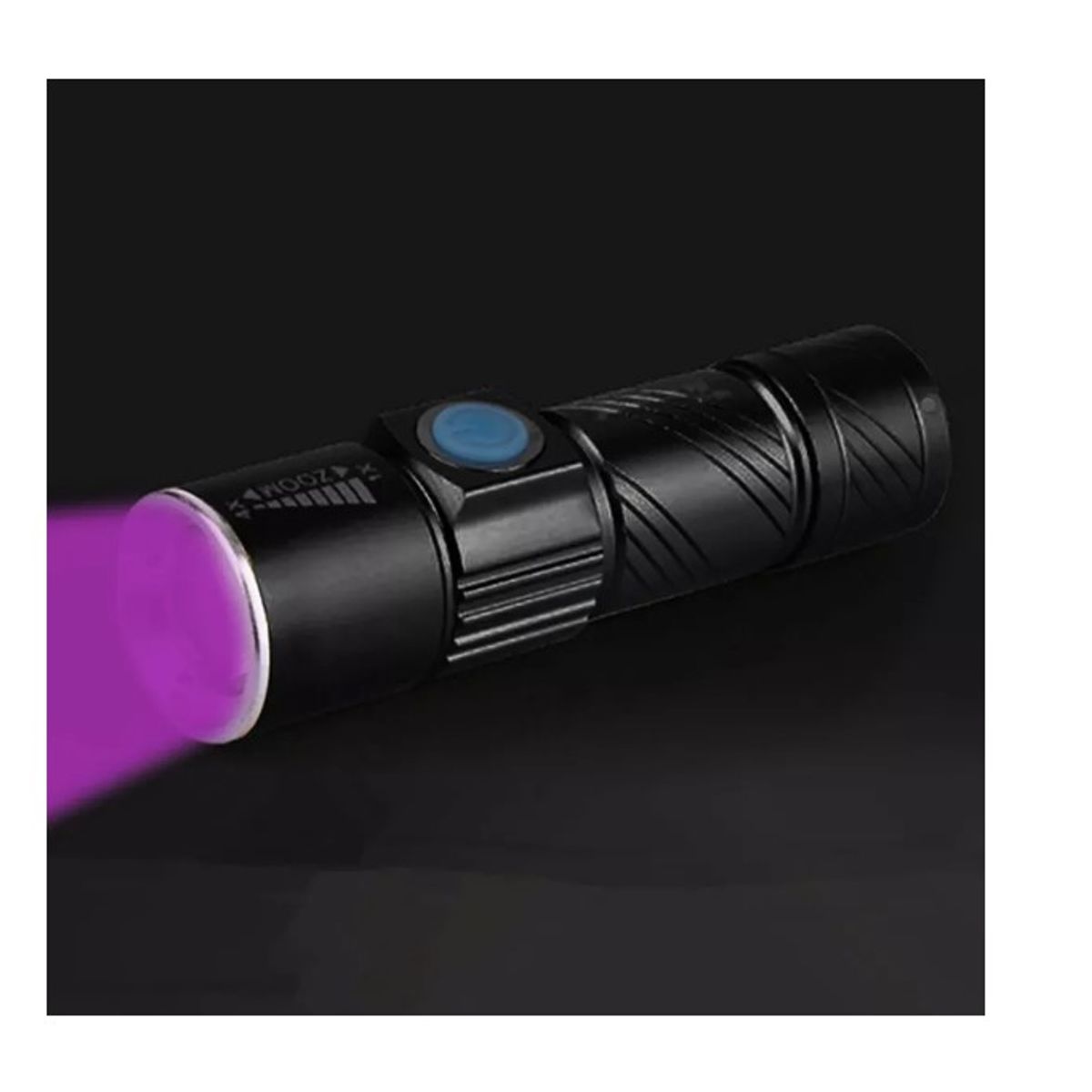 GENERICO - Linterna Uv Ultravioleta Led Recargable Usb Detector Billete