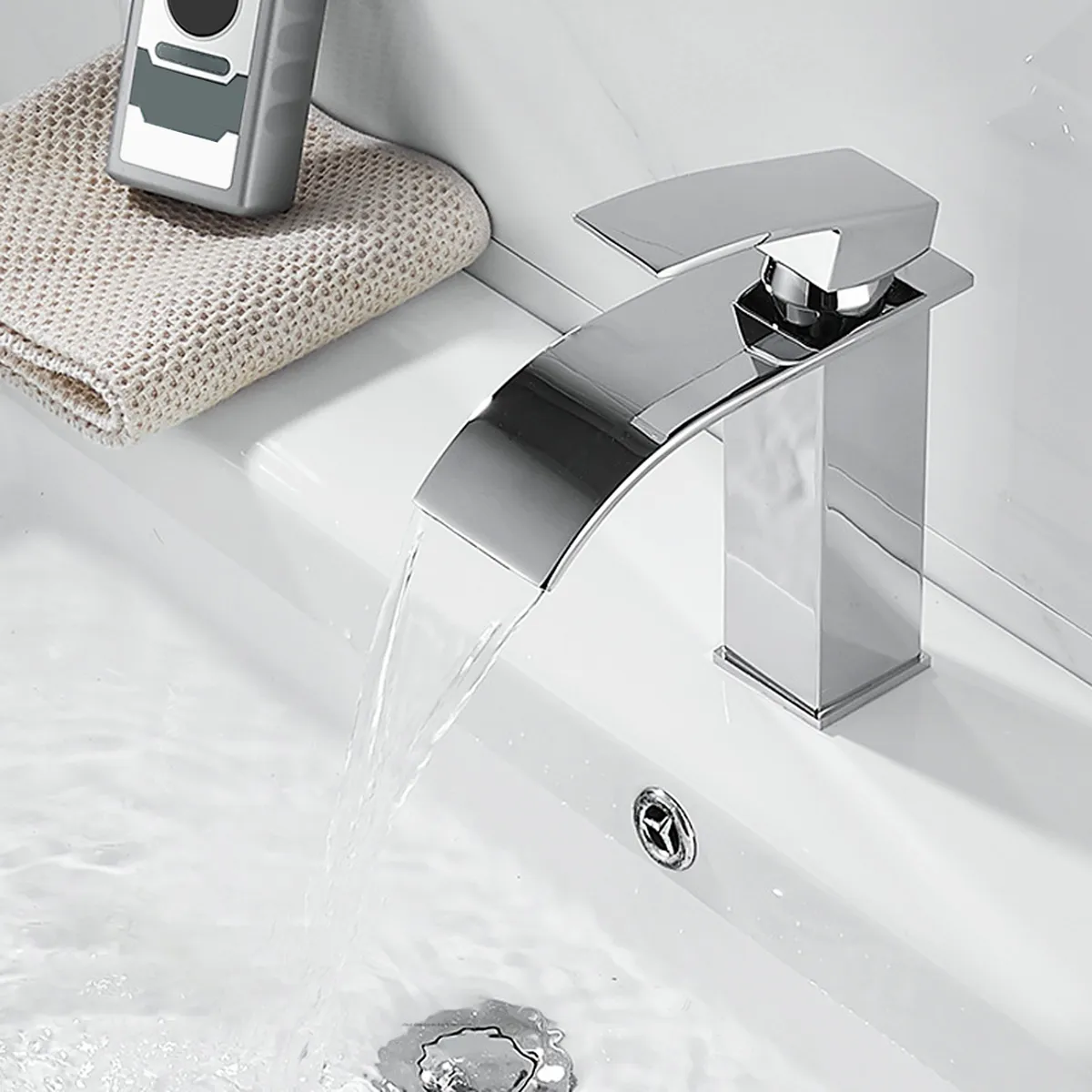 LEFORGE - Llave Monomando Lavamanos Fregadero Grifería Baño Cascada