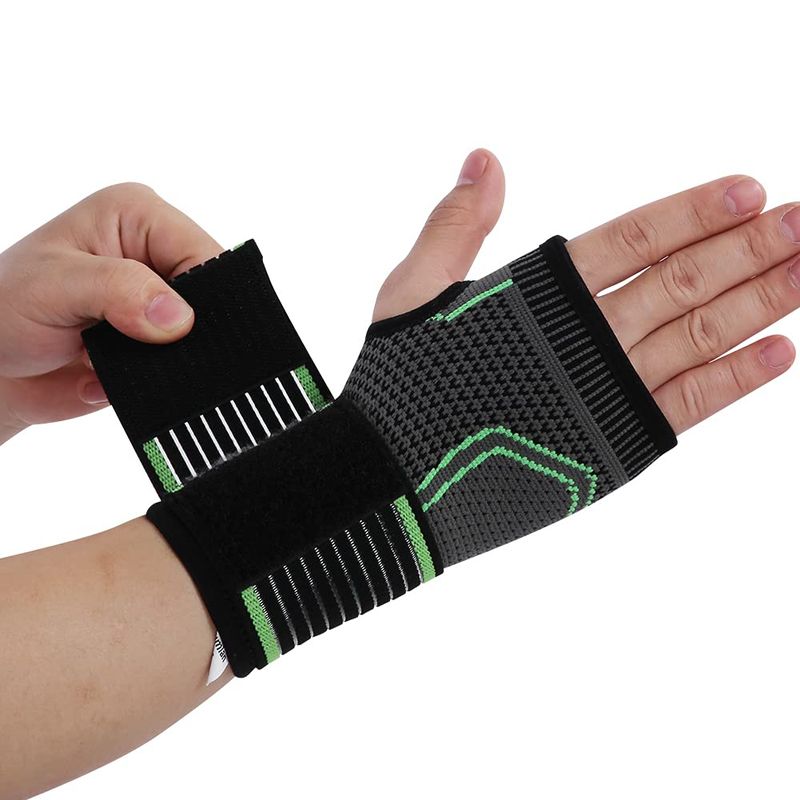 GENERICO - Venda Muñequera Elástica Ajustable  Compresión Muñeca Mano