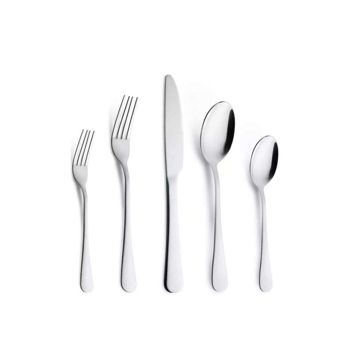 GENERICO - Juego De Cubiertos De Acero Inoxidable, 30 Piezas Plateados