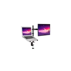 GENERICO - Soporte Monitor Y Notebook Brazo Articulado Escritorio