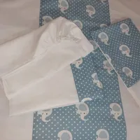 Juego de sabana mas cobertor cuna colecho bebe