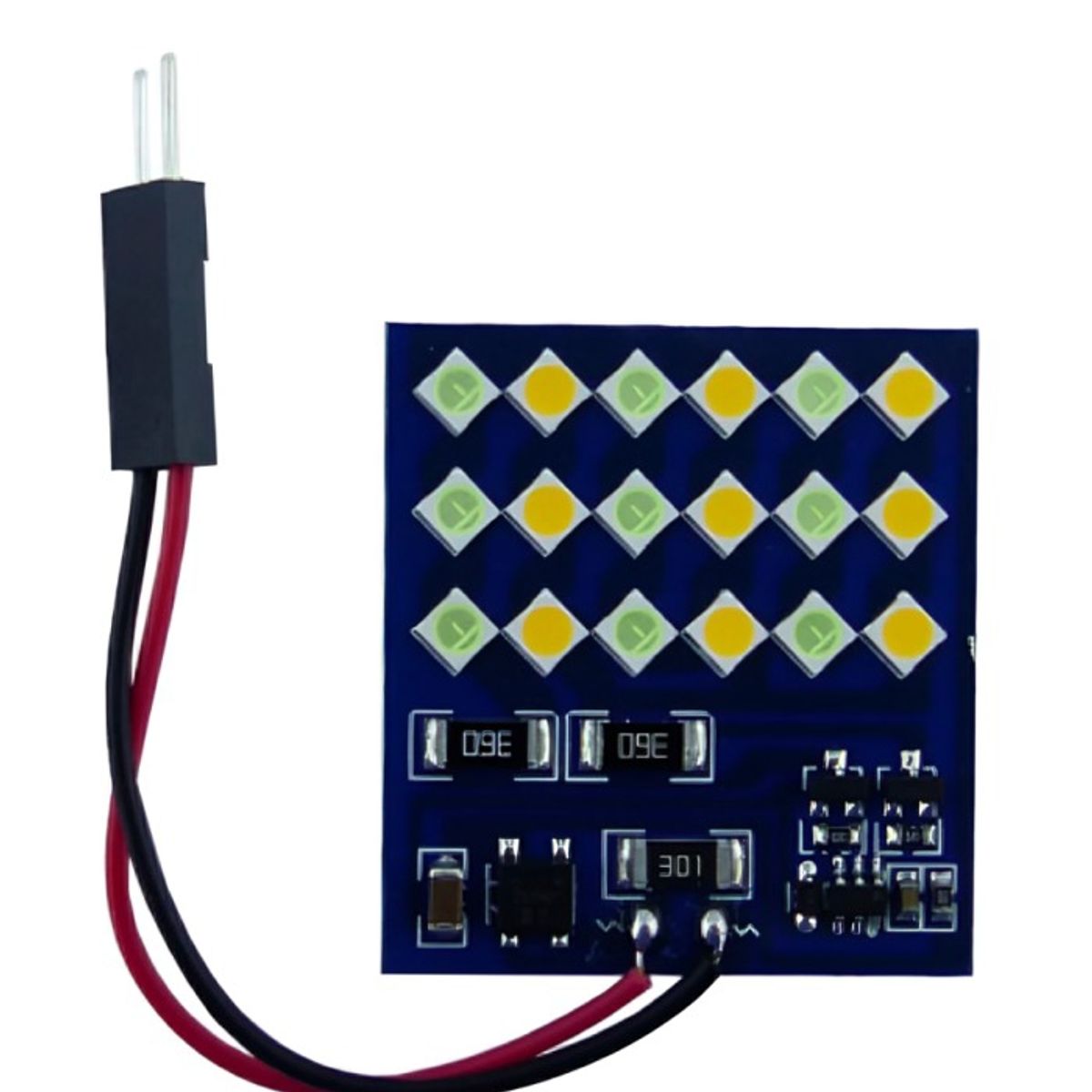 OEM - LED X 18 TIPO FUSIBLE LUZ AZUL Y CALIDA 18 LED