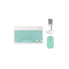 GENERICO - Kit De Teclado Bluetooth Con Ratón Soporte Teléfonotablet