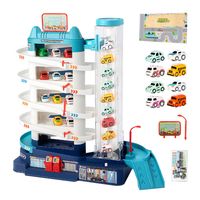 Pista de Autos Bighouse Electrica Juguete Niños 6 Niveles