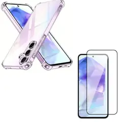 GENERICO - Carcasa Transparente Ref Para Samsung Galaxy A35 + Lamina V