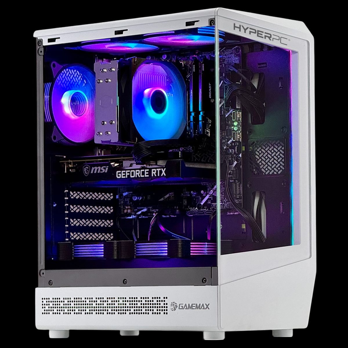 HYPERPC - PC GAMER Blanco AMD RYZEN 5 5600XT 32gb 1Tb RTX 3050 WiFi