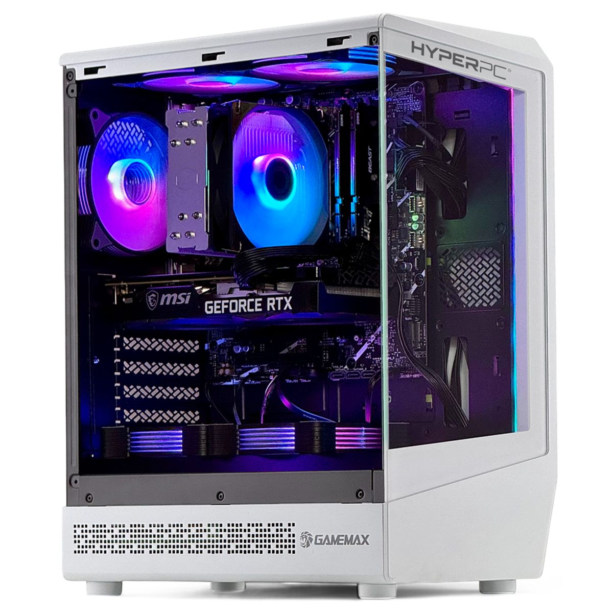 HYPERPC - PC GAMER Blanco AMD RYZEN 5 5600XT 32gb 1Tb RTX 3050 WiFi