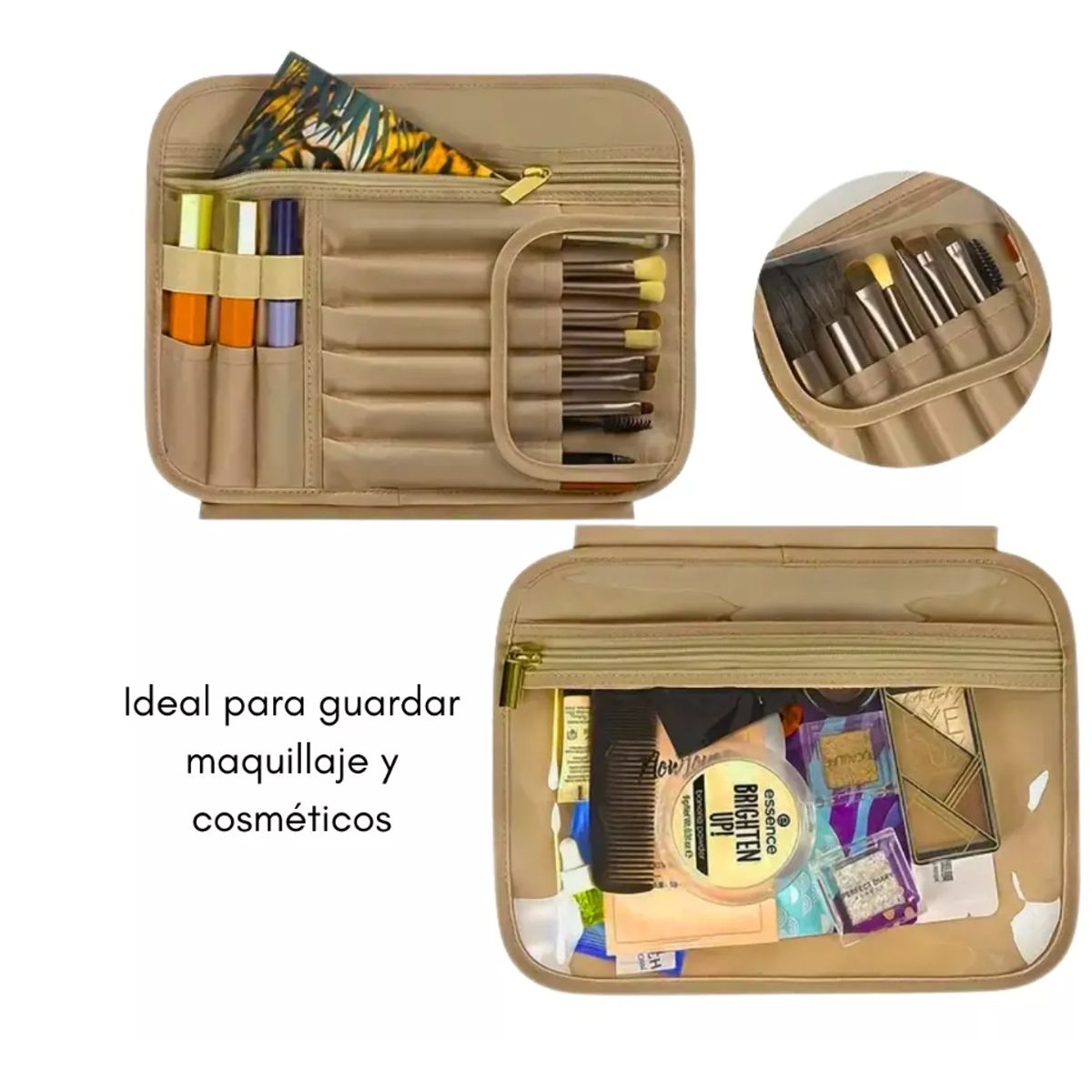 GENERICO - Neceser Mujer De Viaje Aseo Cosmetiquero Bolso Impermeable