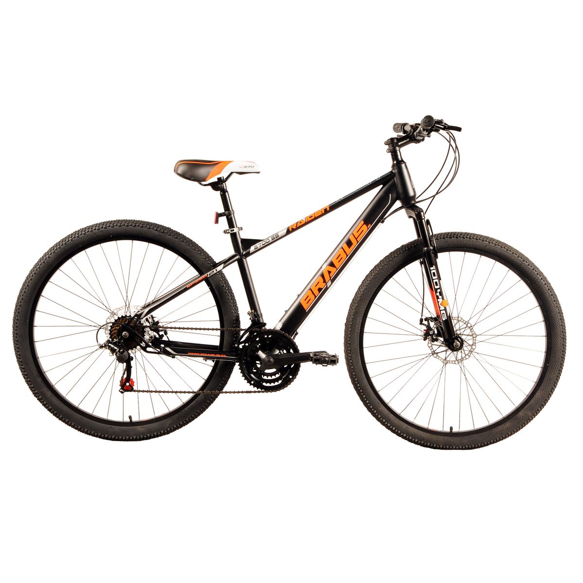 BRABUS - Bicicleta MTB Raiden Aro 27,5 Negro