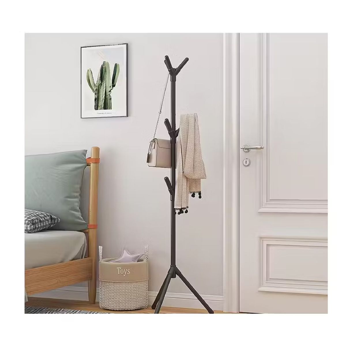 GENERICO - Perchero Exhibidor De 3 Niveles De Pie Para Abrigos Sombrero