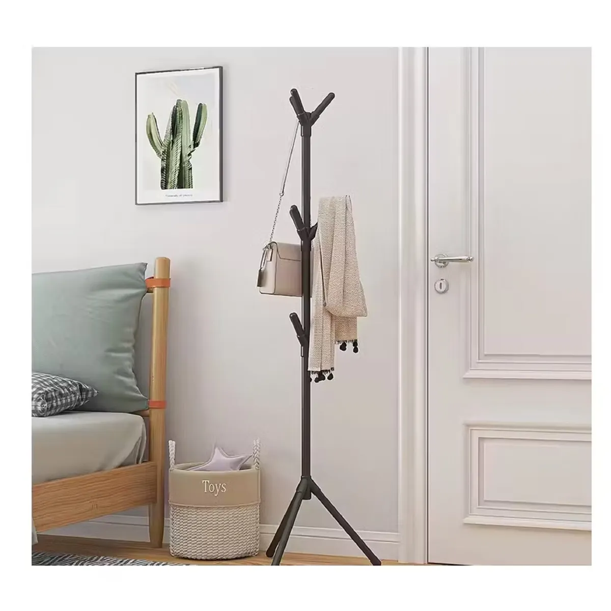 GENERICO - Perchero Exhibidor De 3 Niveles De Pie Para Abrigos Sombrero