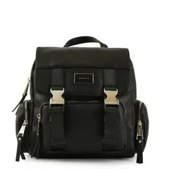 AMPHORA - Mochila Con Tapa Mediana Dita Negro