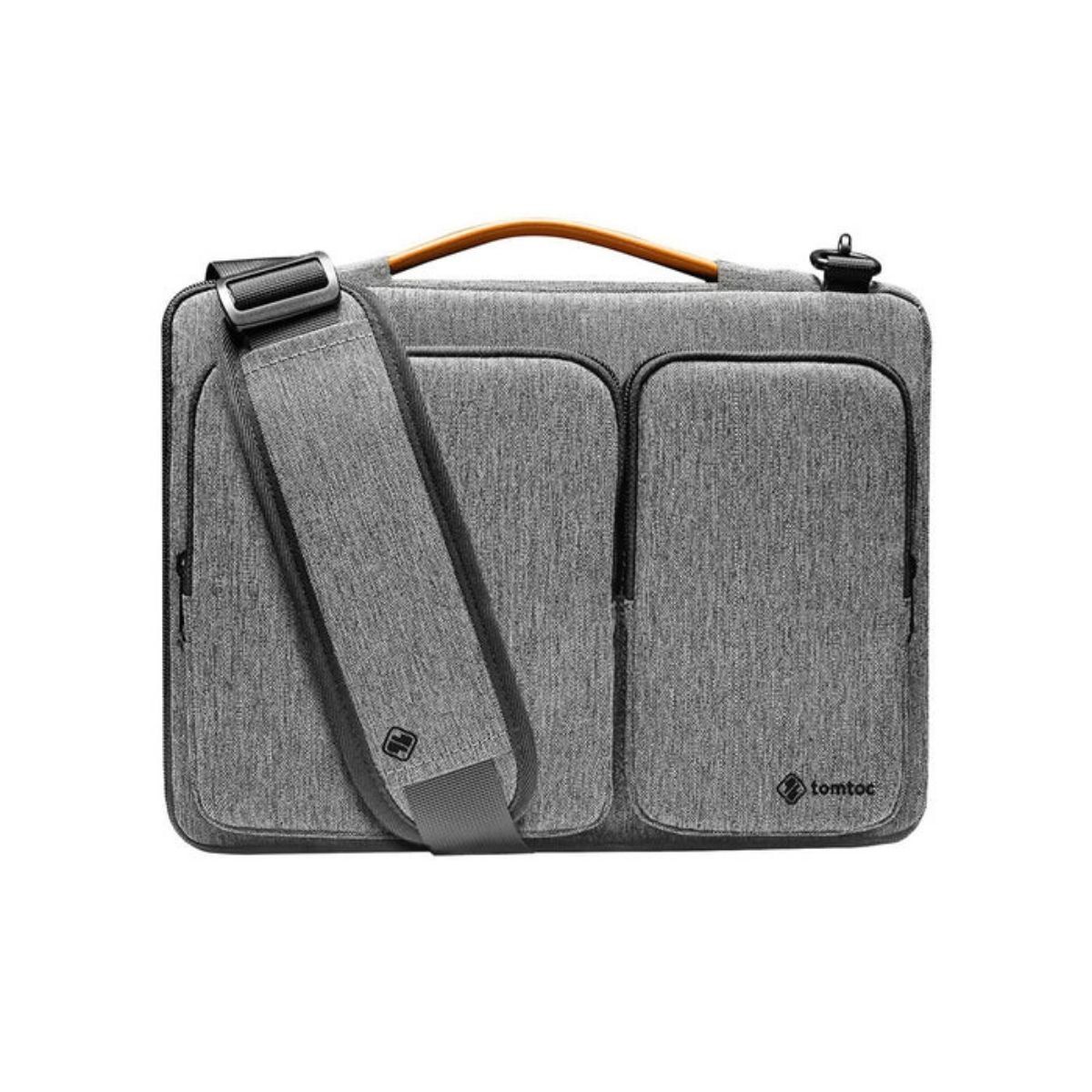 TOMTOC - Tomtoc Maletín Defender-A42 para Macbook Air 13 M3M2M1 - Gris