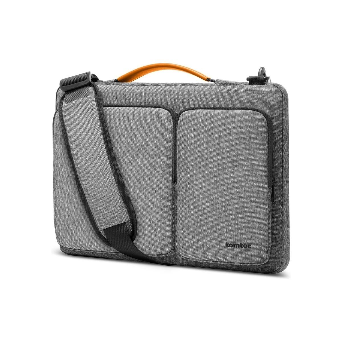 TOMTOC - Tomtoc Maletín Defender-A42 para Macbook Air 13 M3M2M1 - Gris