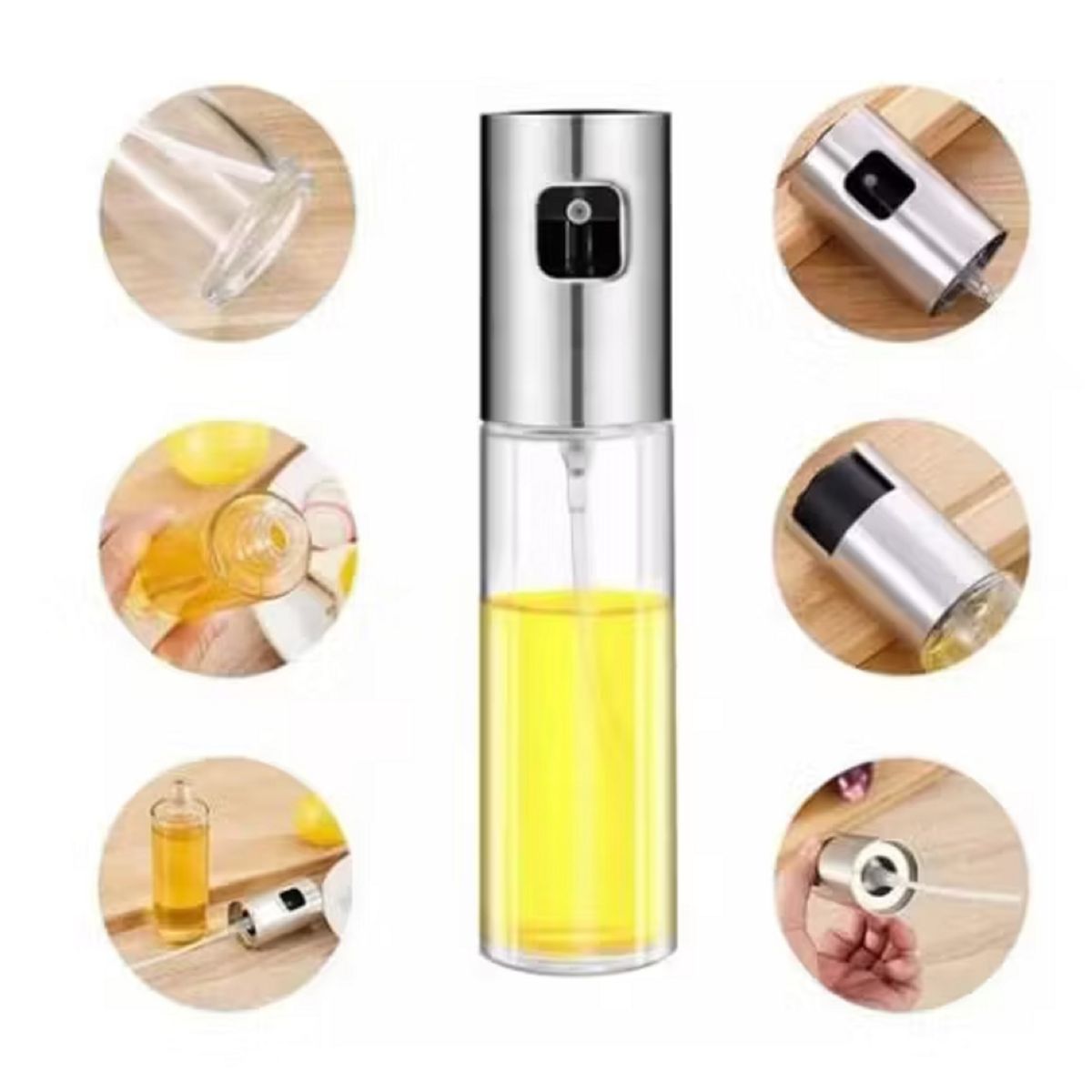 GENERICO - Rociador De Aceite Aceitero Spray Alcuza Vinagre Limon