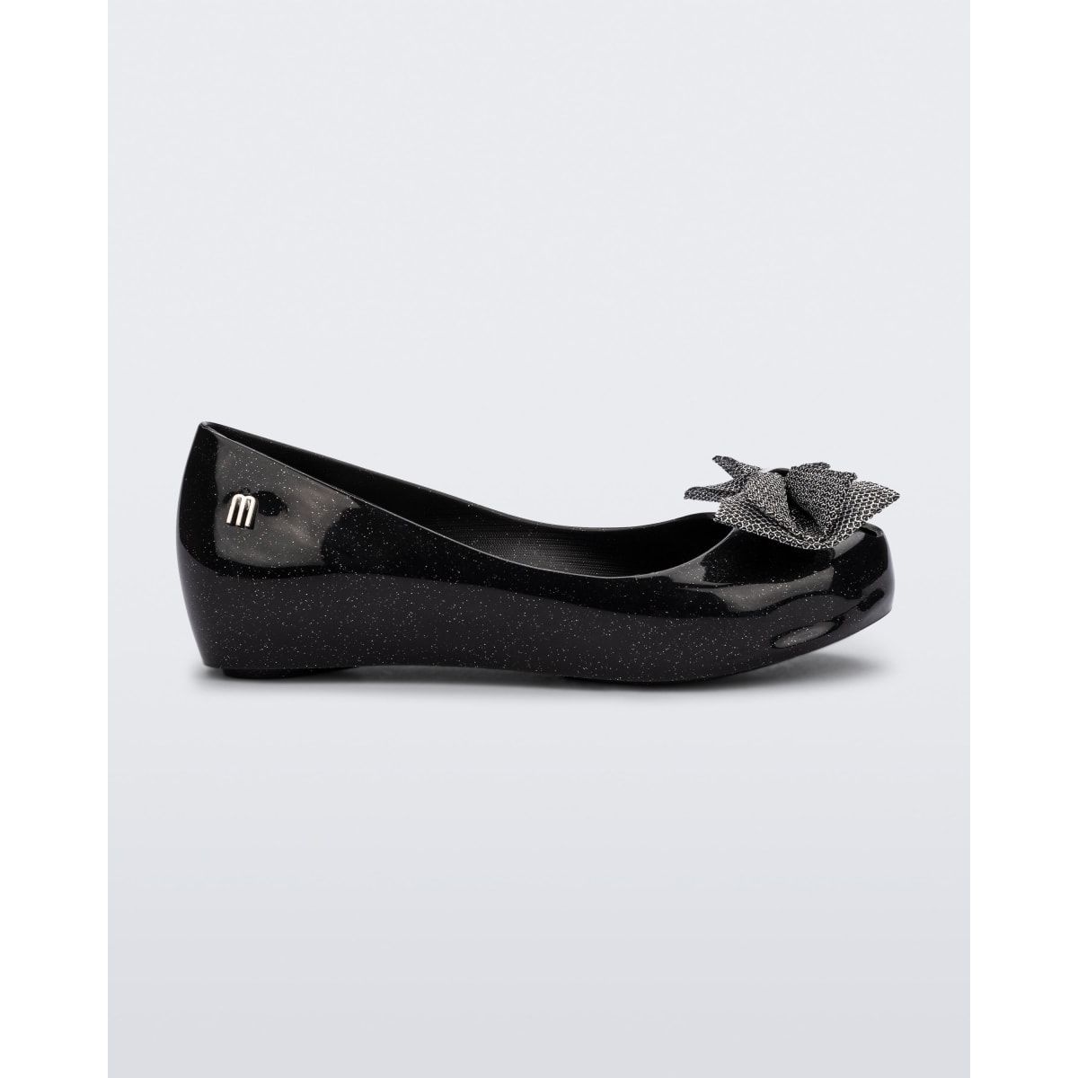 MELISSA - Ballerina Mini Melissa Ultragirl Sweet XII Inf Negro Glitter