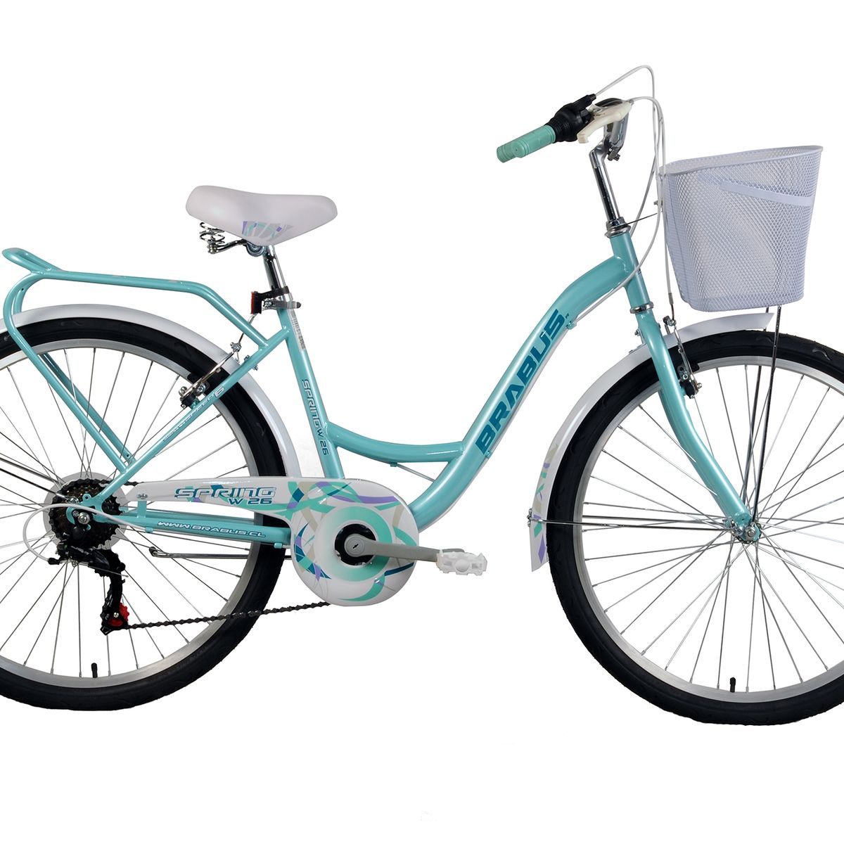 BRABUS - Bicicleta Spring Aro 26 Turquesa