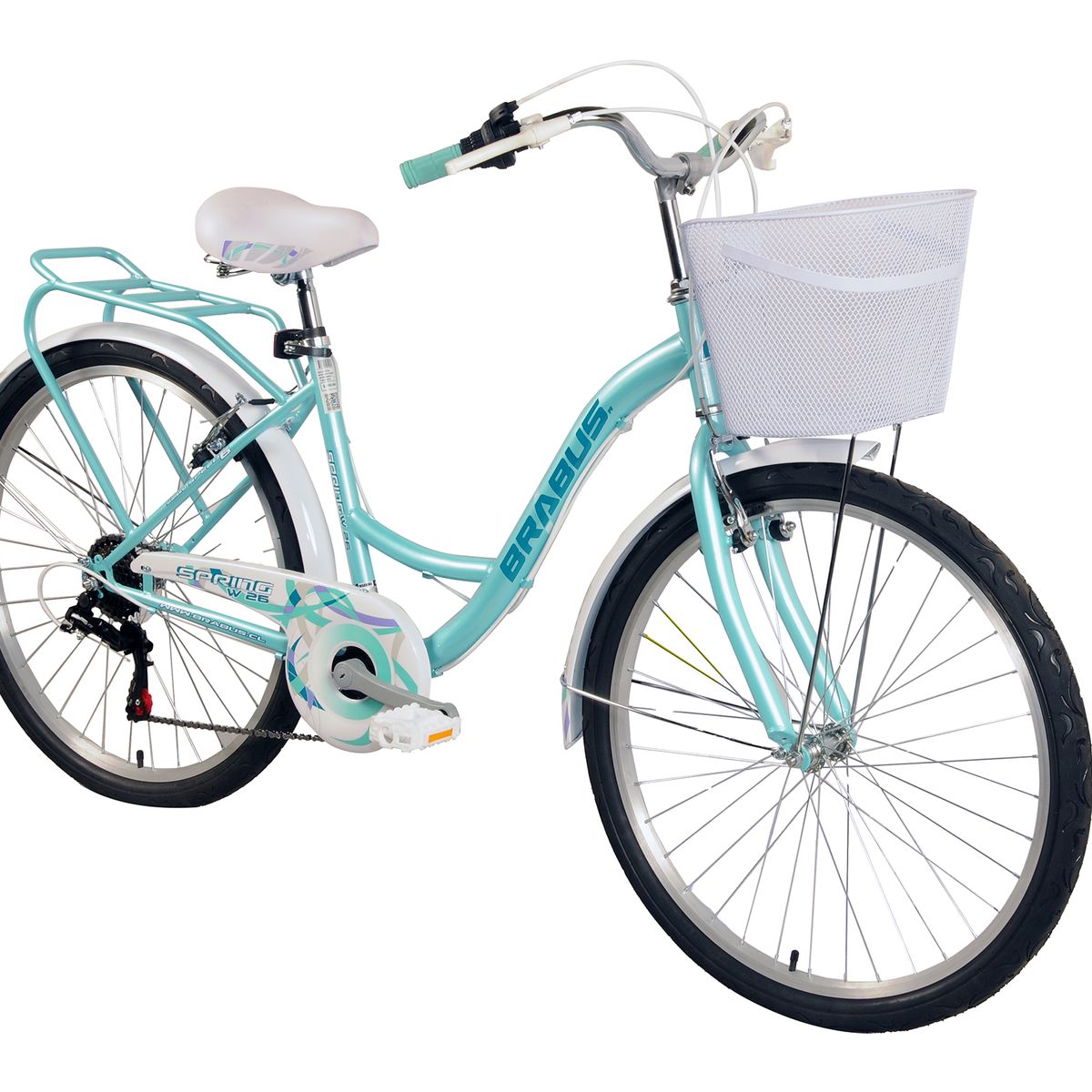 BRABUS - Bicicleta Spring Aro 26 Turquesa