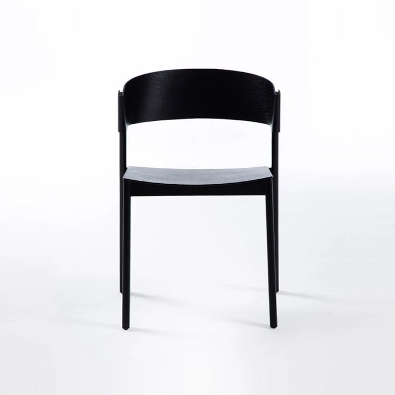 MILK - SILLA DE COMEDOR YATES NEGRA