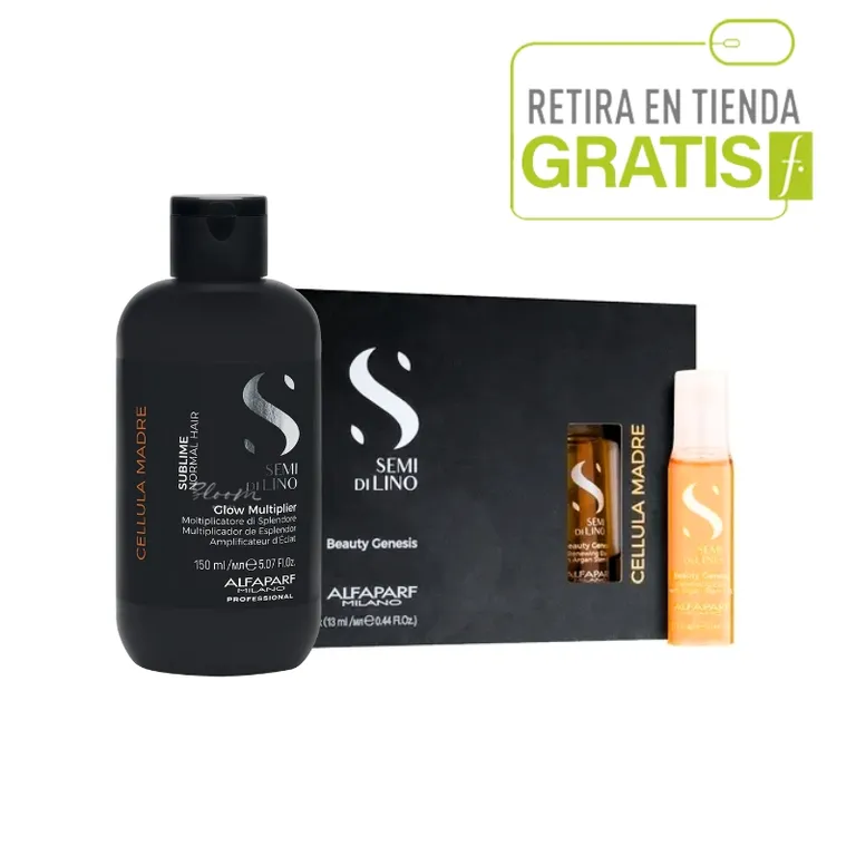 Pack Cellulas Madres+ 12 Ampollas Argan Alfaparf Mayor Brillo