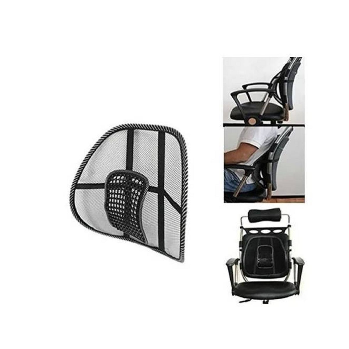 GENERICO - Respaldos Lumbares Ergonómico Corrige Postura