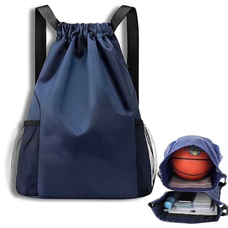 CRUSEC - Mochila Bolso Tipo Morral Deportivo Impermeable Azul