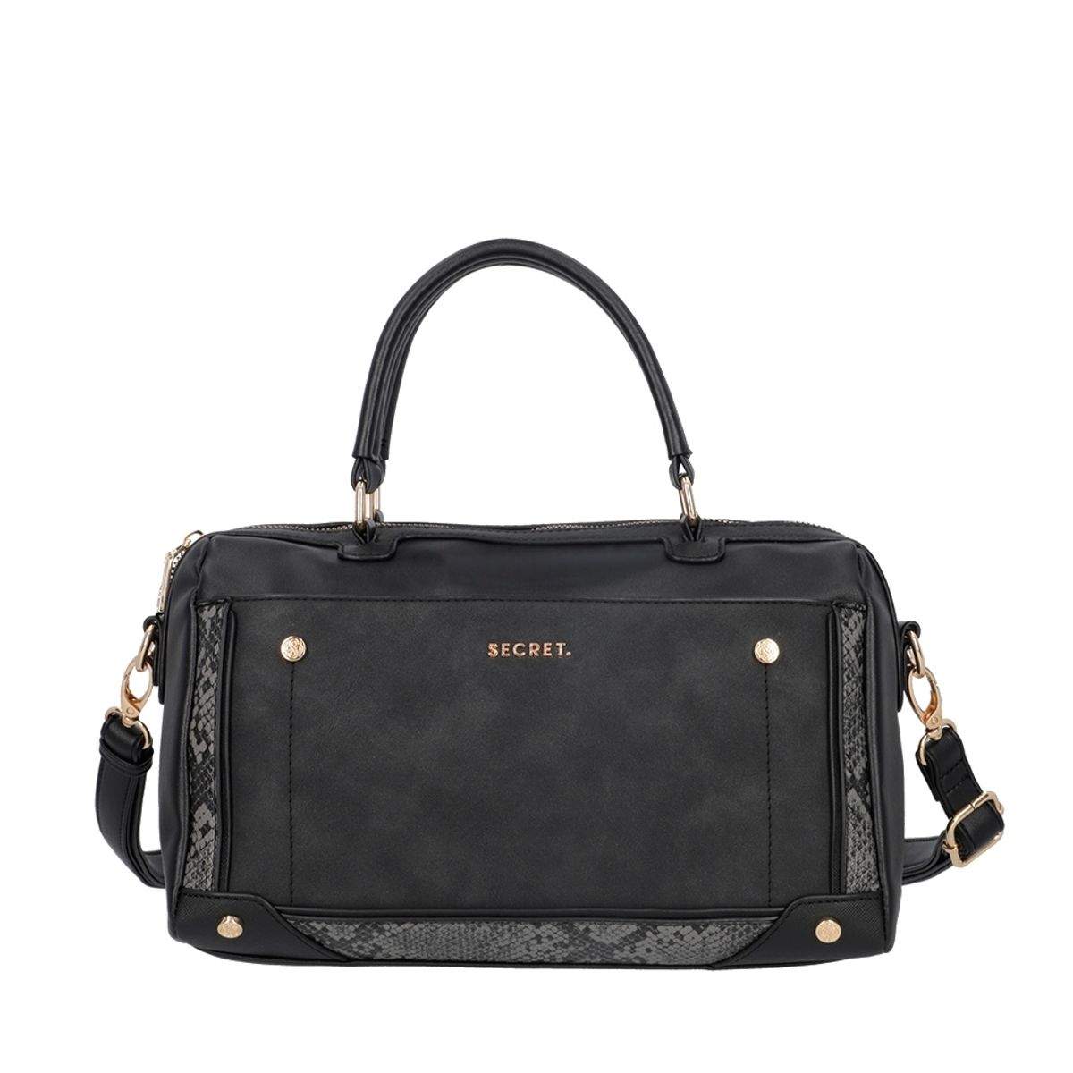 SECRET - Cartera de mano Secret Melrose FW24 Negro M