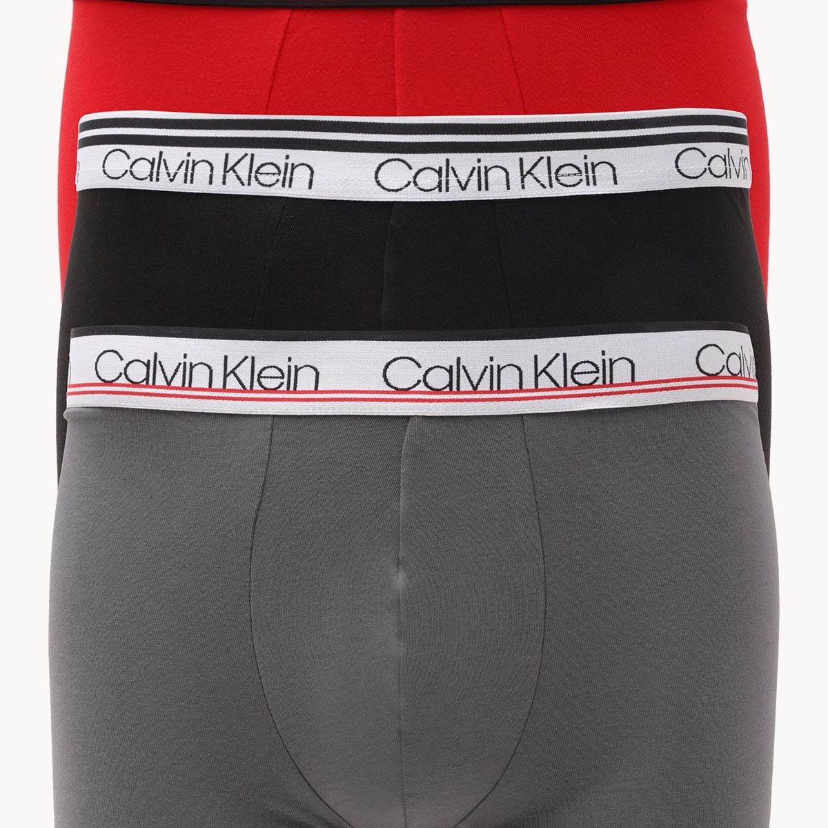 CALVIN KLEIN - Pack 3 Bóxer Trunk Gris Calvin Klein