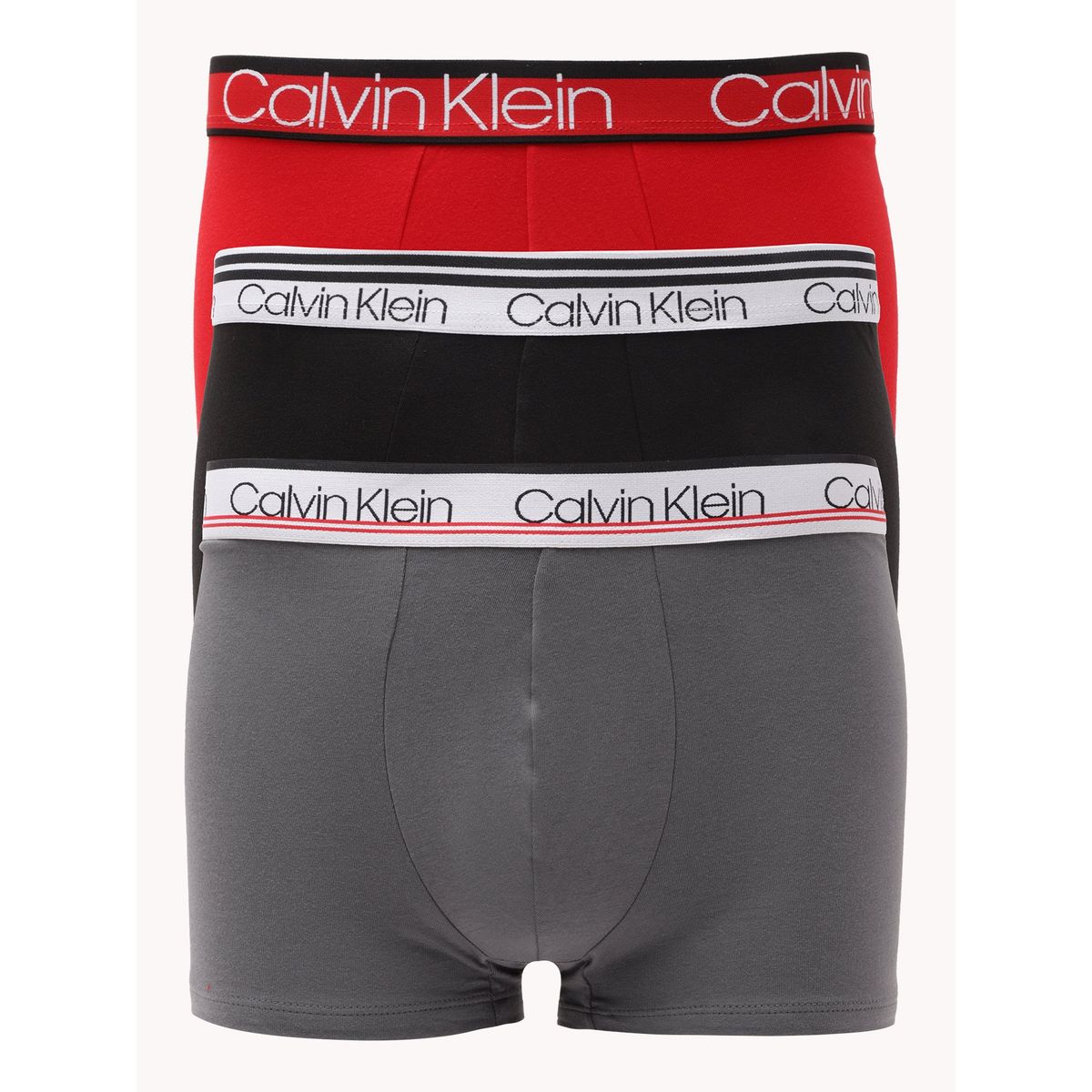 CALVIN KLEIN - Pack 3 Bóxer Trunk Gris Calvin Klein