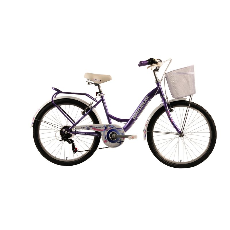 BRABUS - Bicicleta Spring Aro 24 Violeta