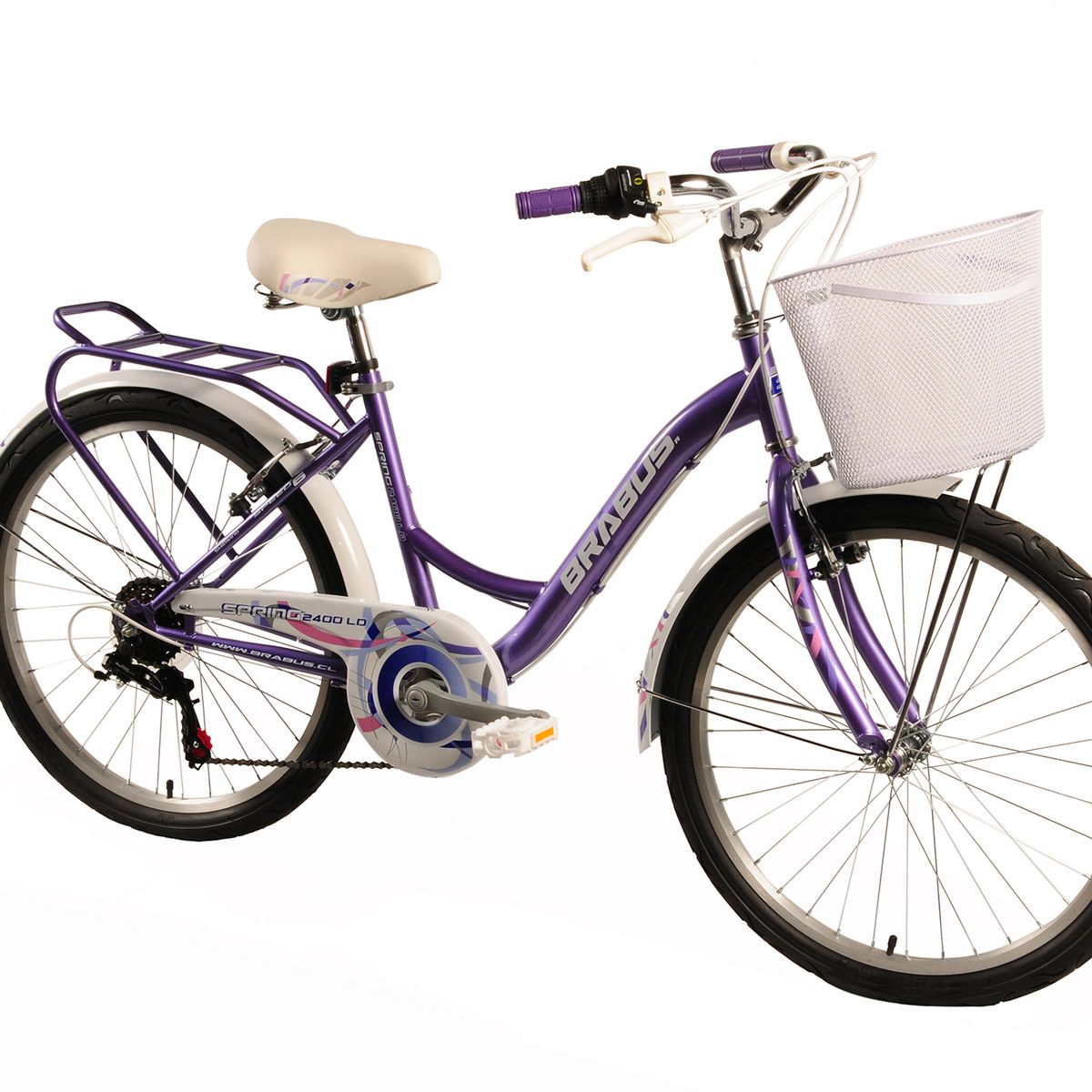 BRABUS - Bicicleta Spring Aro 24 Violeta