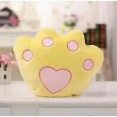 GENERICO - Cojin forma de huella Luminoso color Amarillo