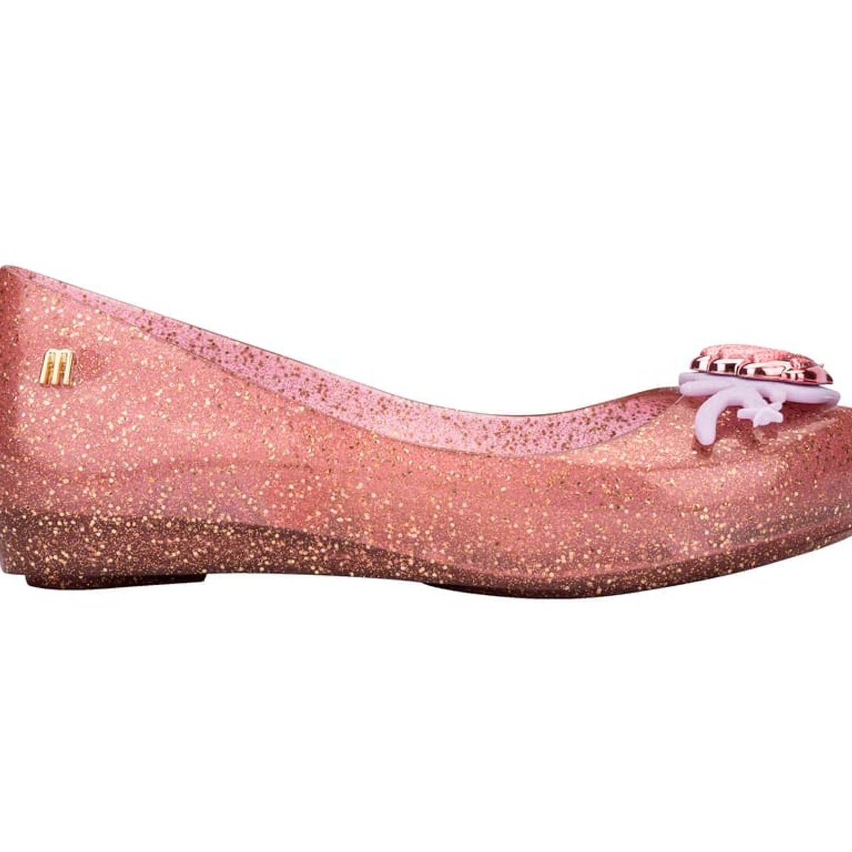MELISSA - Ballerina Mini Melissa Ultragirl + Disney Princess Infantil Rosa Glitter