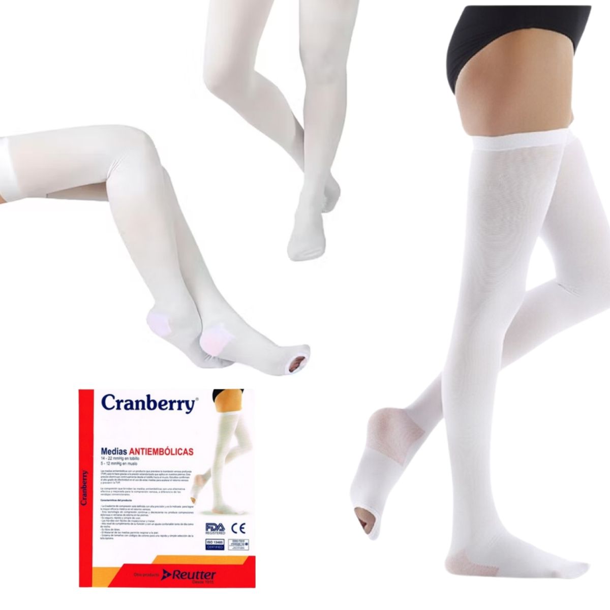 CRANBERRY - Medias Antiembolicas Cranberry Unidad Talla XL