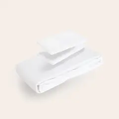 HYPNOS - Funda Plumón - 2 Plazas - 100% Bambú Orgánico - Blanco -