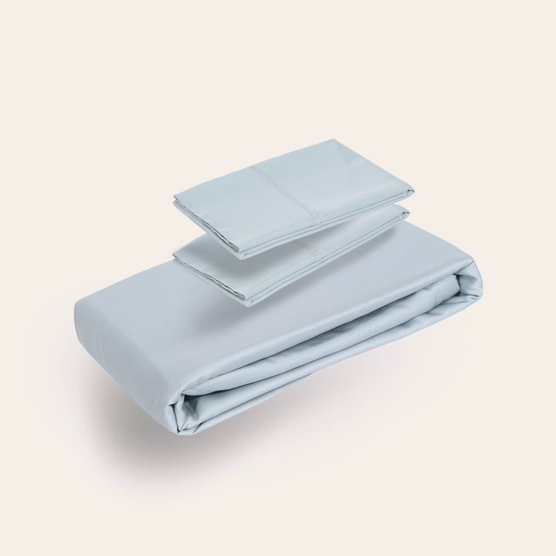 HYPNOS - Funda Plumón - King - 100% Bambú Orgánico - Celeste - Hypnos