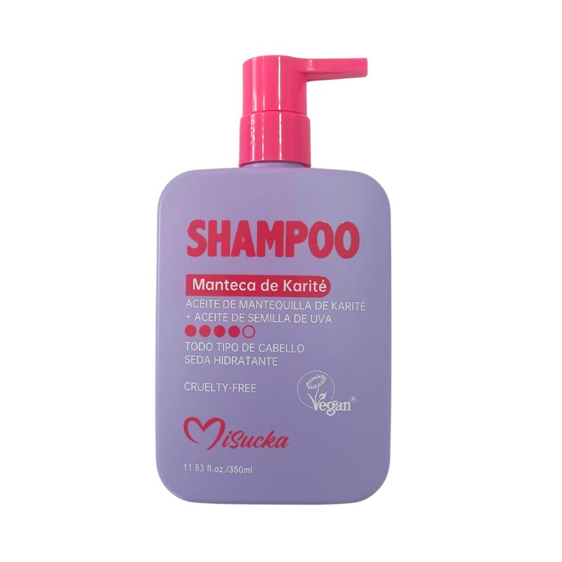 HB IMPORTACIONES - Shampoo Vegano Hidratante y Reparador Manteca de Karité- Misucka