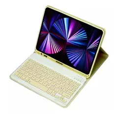 GENERICO - Funda Teclado Para iPad 9va Generación 10.2 Smart + Lapiz