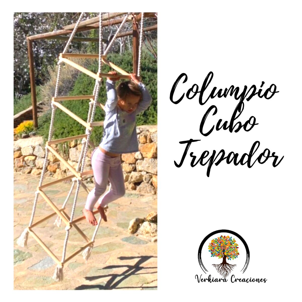 GENERICO - JUEGO TREPADOR ESCALERA CUBO