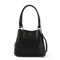 Cartera tote tres divisiones rufa grande negro