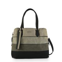 Cartera tote tres divisiones bridget mediana negro