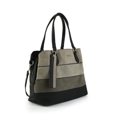 Imagen 2 del producto Cartera tote tres divisiones bridget mediana negro