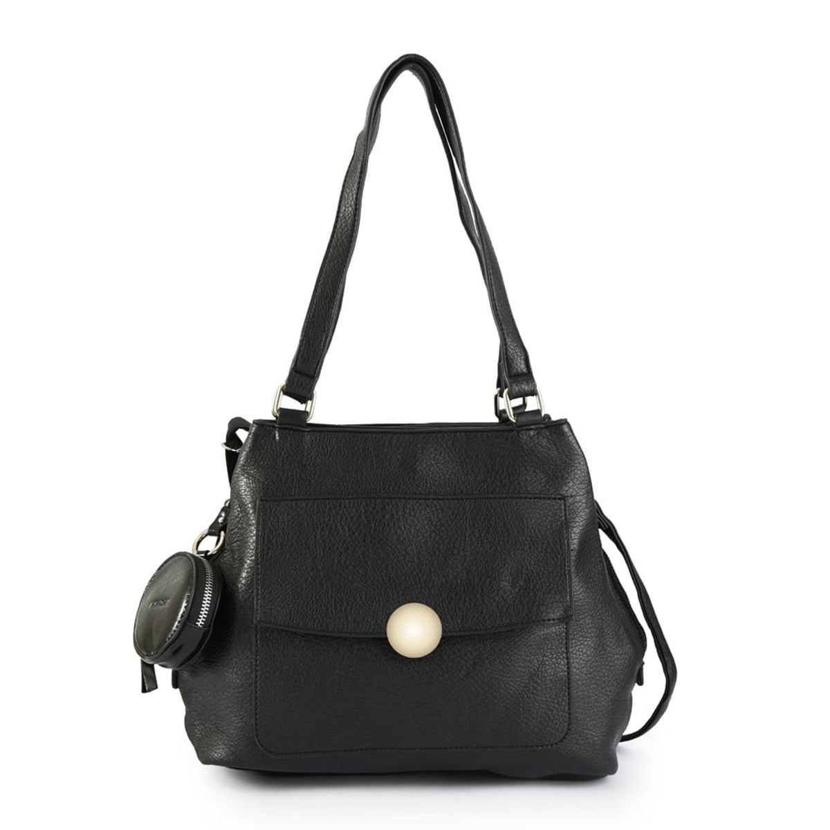 AMPHORA - Cartera tote Tres divisiones mediana bremen negro