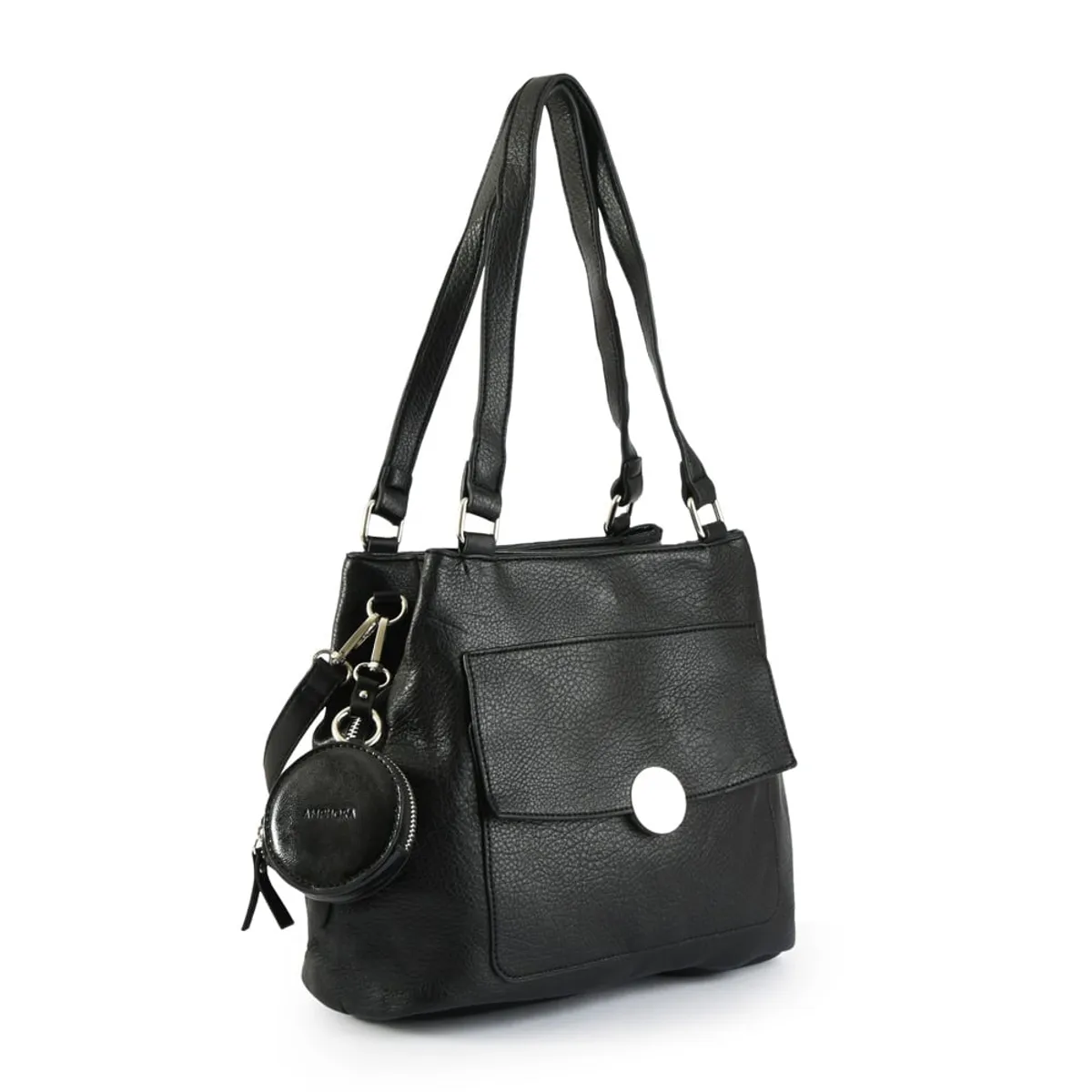 AMPHORA - Cartera tote Tres divisiones mediana bremen negro