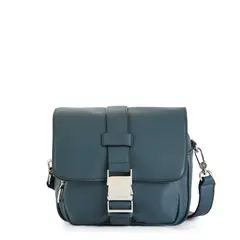 AMPHORA - Cartera bandolera pequeña faure denim